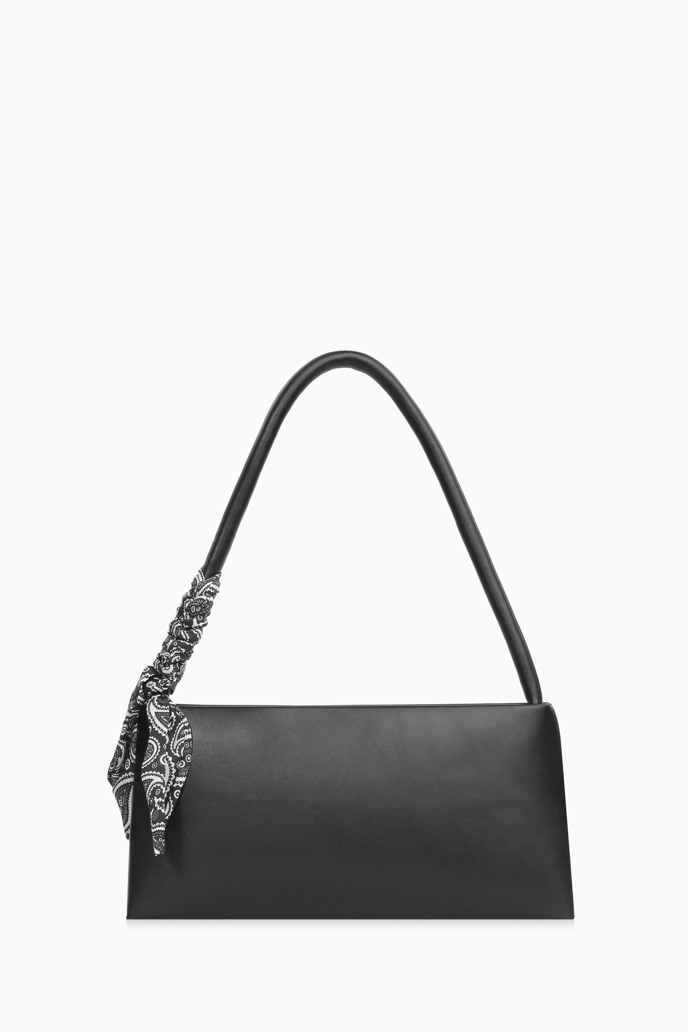 Fular Detaylı Çanta - Siyah TUGBA