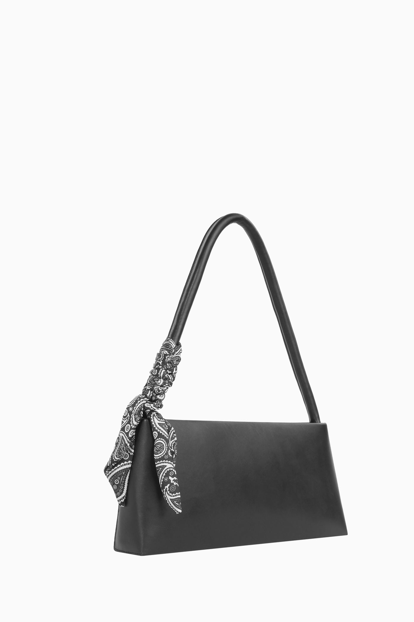 Fular Detaylı Çanta - Siyah TUGBA