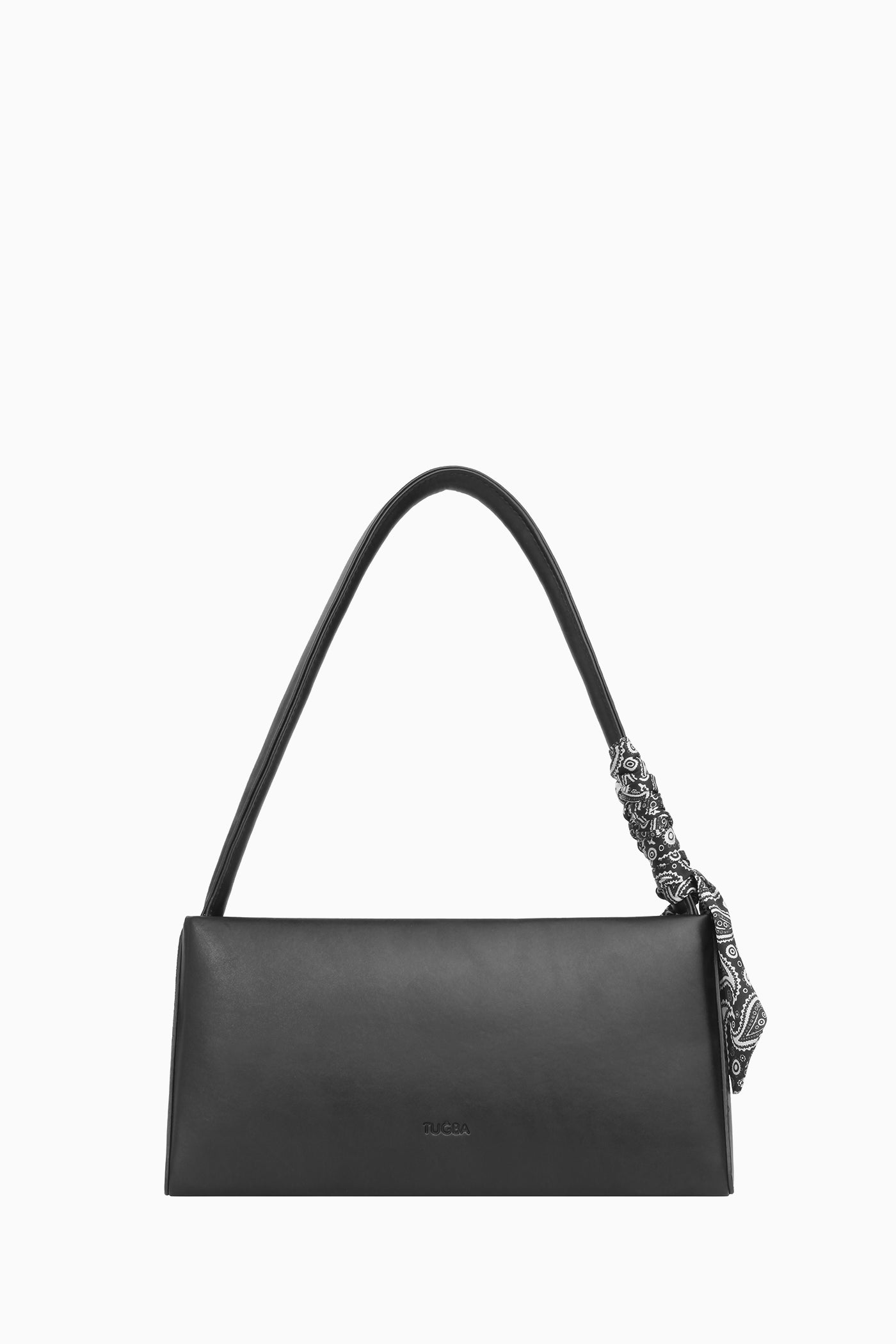 Fular Detaylı Çanta - Siyah TUGBA