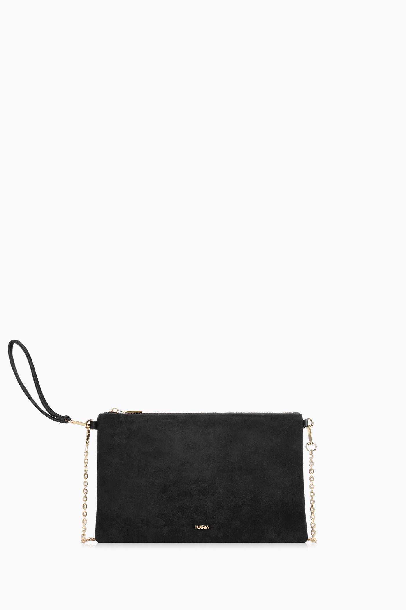 Zincir Askılı Portföy Çanta - Siyah TUGBA
