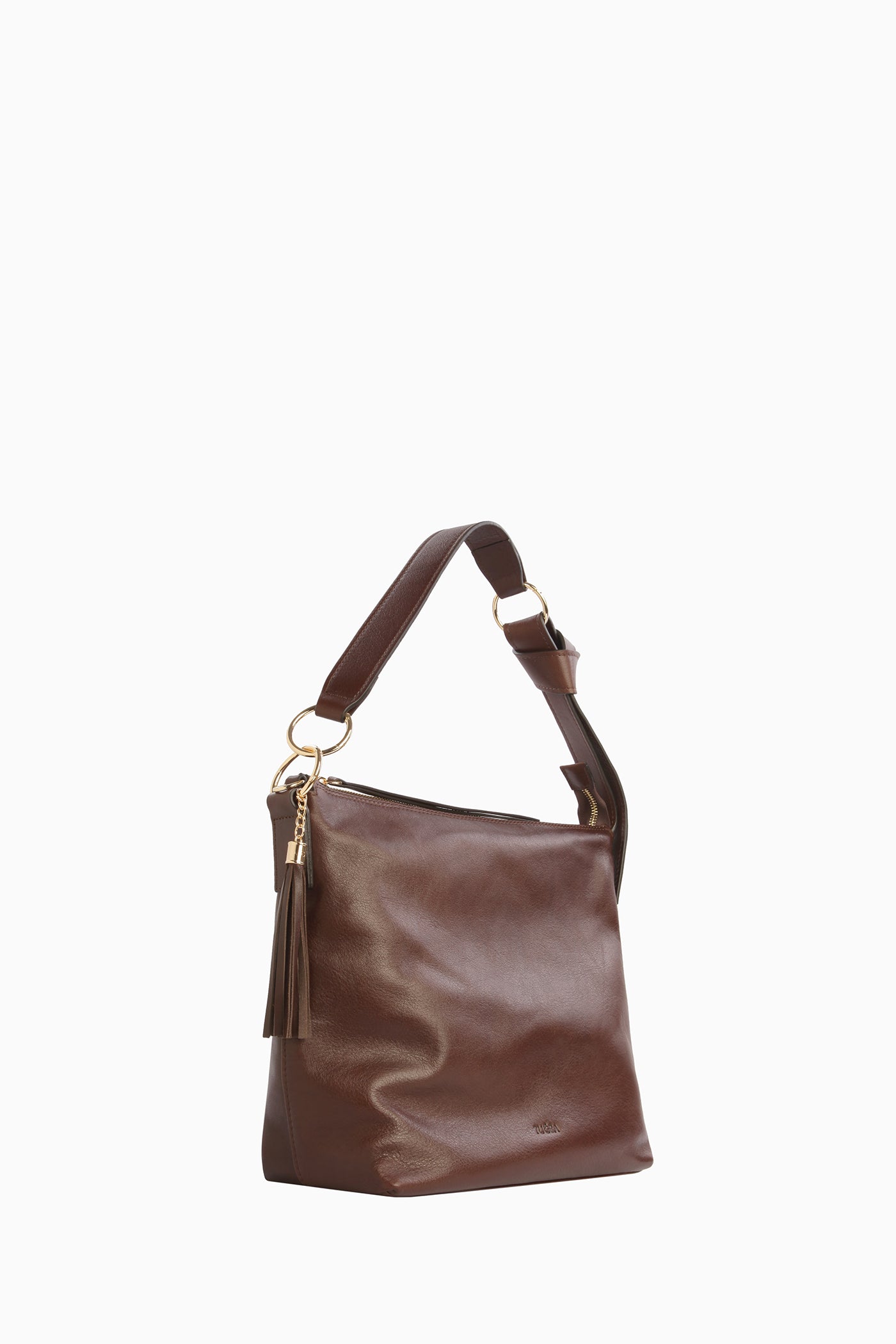 Aksesuar Detaylı Çanta - Kahve TUGBA