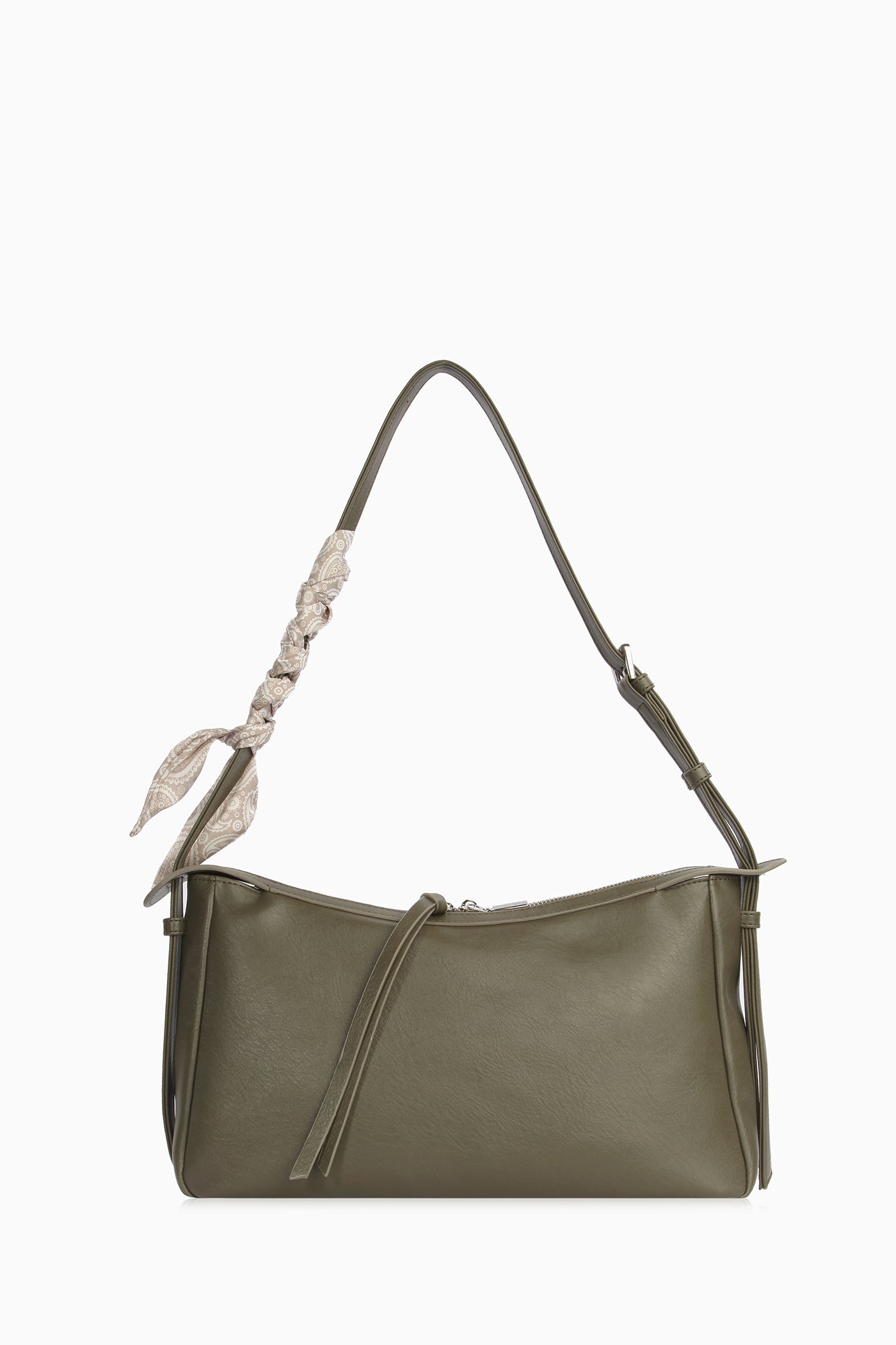 Yanları Kemerli Çanta - Yeşil TUĞBA