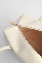 Genuine Napa Leather Shoulder Bag - White