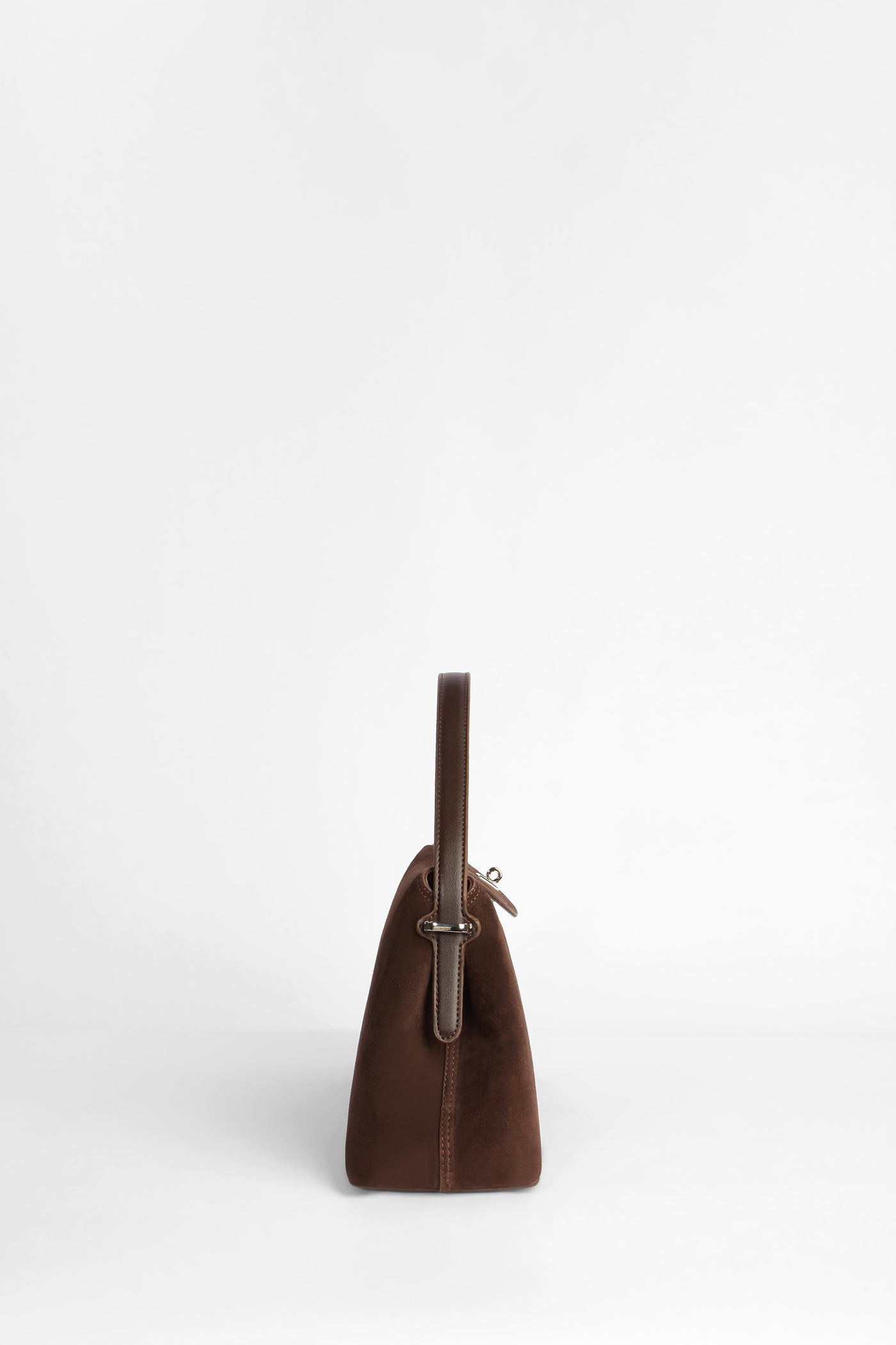 Flap Suede Leather Bag - Bitter Coffee – TUĞBA