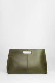 Genuine Napa Leather Briefcase - Green