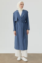 Apoletli Kap - İndigo TUGBA