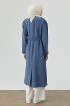 Apoletli Kap - İndigo TUGBA