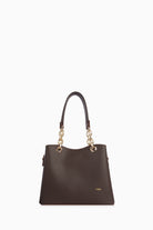 Askısı Zincir Detaylı Çanta - Acı Kahve TUGBA