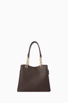 Askısı Zincir Detaylı Çanta - Acı Kahve TUGBA