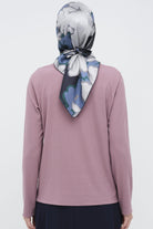 Balıkçı Yakalı Örme Bluz - Lavanta TUGBA