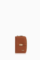 Bantlı Mini Cüzdan - Taba TUGBA