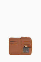 Bantlı Mini Cüzdan - Taba TUGBA