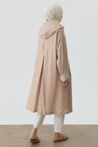 Baskı Desen Detaylı Giy-Çık - Bej TUGBA