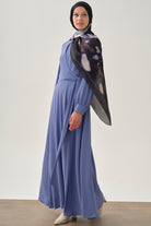 Bel Anvelop Bağlamalı Elbise - Havacı TUGBA