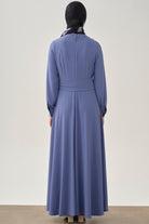 Bel Anvelop Bağlamalı Elbise - Havacı TUGBA