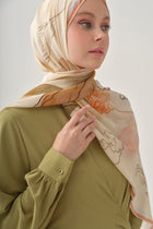 Bel Anvelop Bağlamalı Elbise - Olive TUGBA