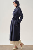 Bel Çift Kanal Bağcıklı Giy-Çık - Lacivert TUGBA