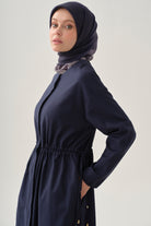 Bel Çift Kanal Bağcıklı Giy-Çık - Lacivert TUGBA