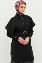 Bel Kemerli Panço - Siyah TUGBA