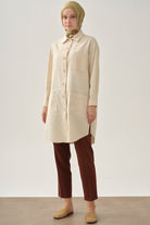 Bel Lastikli Havuç Pantolon - Kahve TUGBA