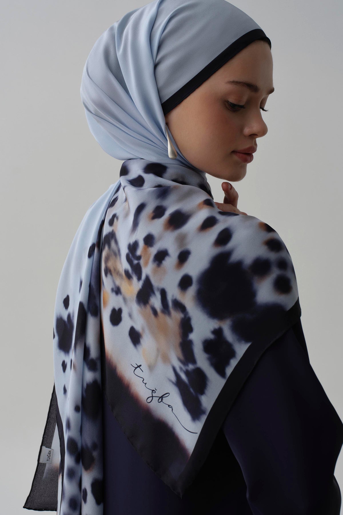 Beli Kuşaklı Tunik Takım - Lacivert TUGBA