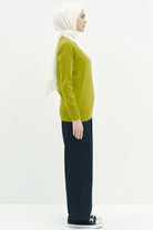 Beli Lastikli Cepli Pantolon - Lacivert TUGBA