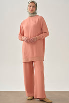 Beli Lastikli Cepli Pantolon - Somon TUGBA