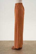 Beli Lastikli Pantolon - Tarçın TUGBA