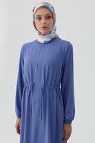 Beli Bağcık Detaylı Ribanalı Tunik - Havacı TUGBA