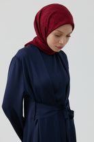 Bereket Desen Eşarp - Bordo TUGBA