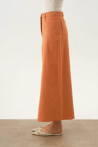 Beş Cepli Etek - Oranj TUGBA