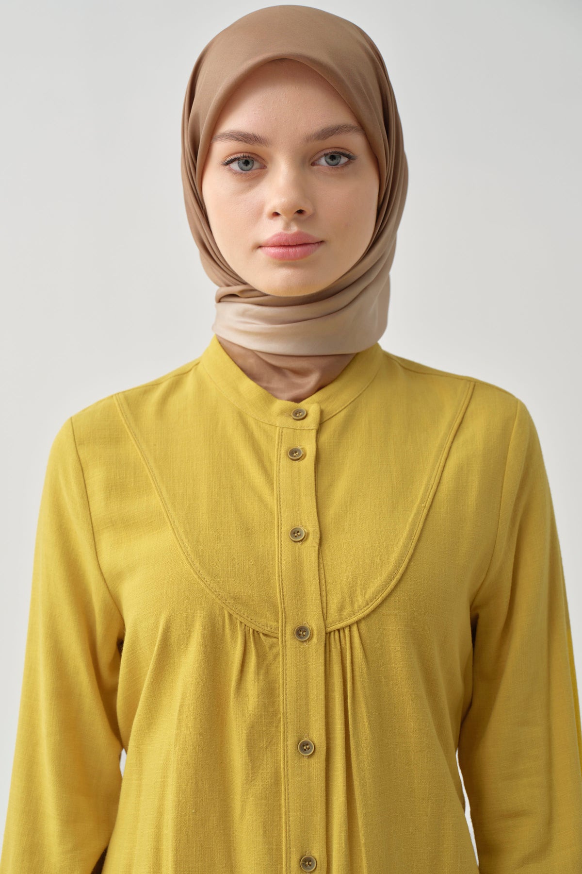Biye Detaylı Robalı Tunik - Asit TUGBA