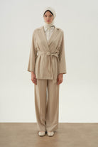 Bol Paça Pantolon - Bej TUGBA