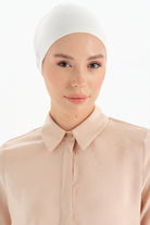 Düz Pamuk Bone - Ekru TUGBA