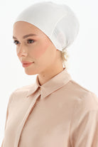 Düz Pamuk Bone - Ekru TUGBA