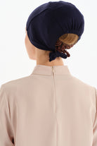 Düz Pamuk Bone - Lacivert TUGBA