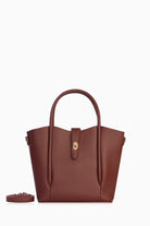 İkili Şerit Detaylı Çanta - Bordo TUGBA