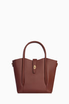 İkili Şerit Detaylı Çanta - Bordo TUGBA