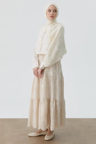 Brode Çingene Eteği - Bej TUGBA