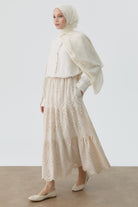 Brode Çingene Eteği - Bej TUGBA