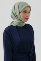 Buket Jakar Naturel Eşarp - Mint TUGBA