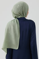 Buket Jakar Naturel Şal - Mint TUGBA