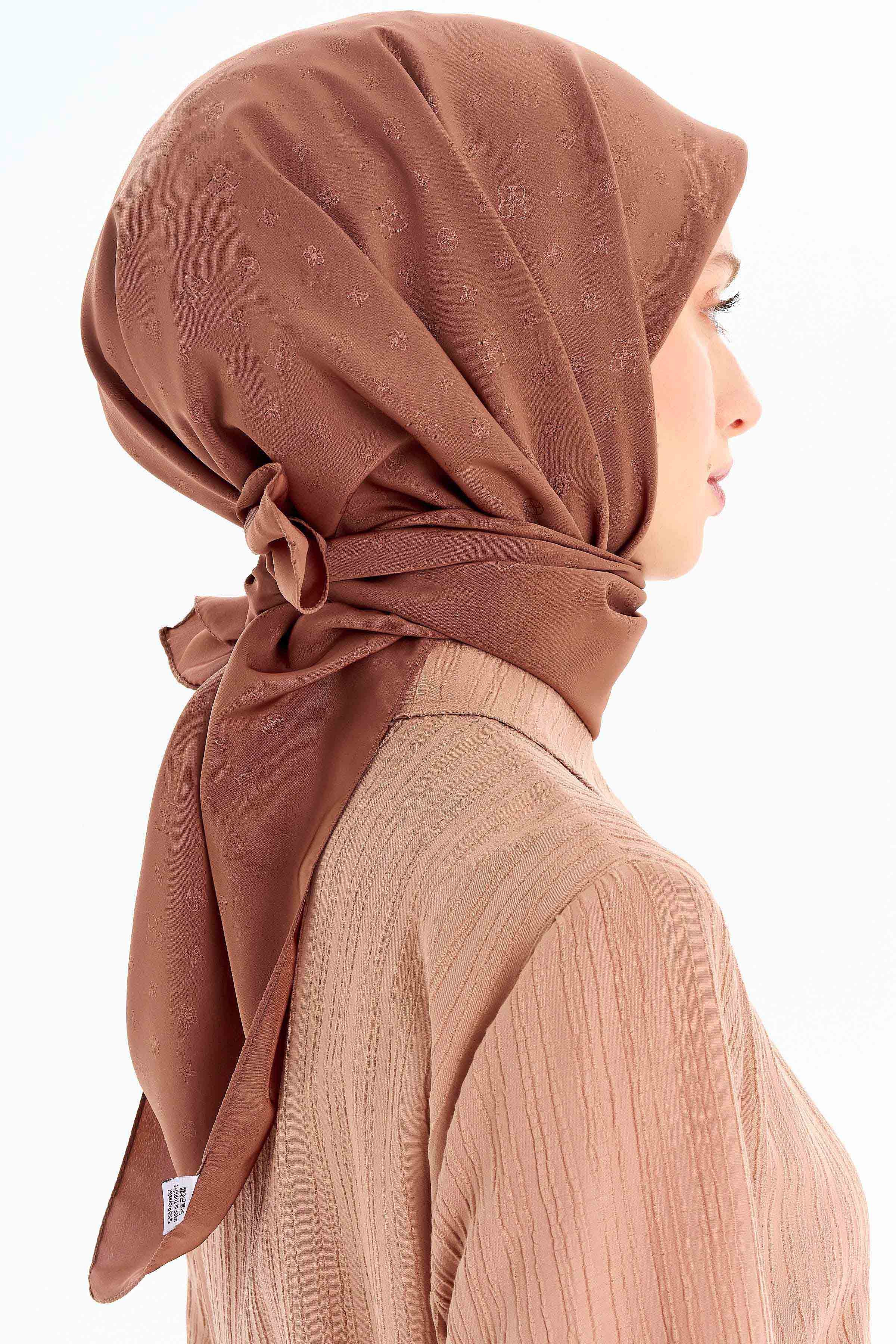 Capri Eşarp - Kahve TUGBA