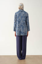 Cepli Bol Paça Pantolon - Lacivert TUGBA