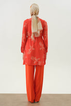 Cepli Bol Paça Pantolon - Mercan TUGBA