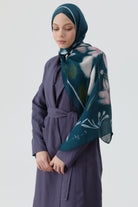 Cepli Kuşaklı Uzun Giy-Çık - İndigo TUGBA