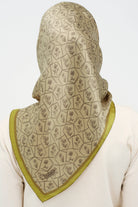 Çerçeveli Sura İpek Eşarp - Çağla TUGBA