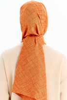 Çizik Desen Viskon Şal - Taba TUGBA