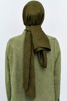 Dalga Desenli Şal - Haki TUGBA