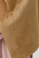 Dalgalı Nida Naturel Şal - Safran TUGBA